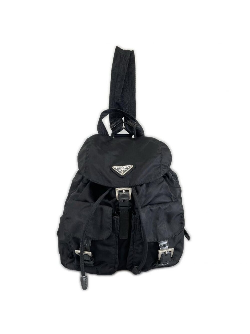 Prada Nylon Mini Backpack Black